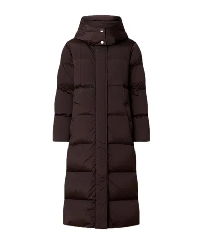 Woolrich Dames Kelly Long Parka In Brown