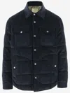 Woolrich Corduroy Down-filled Alaskan Overshirt In Dark Blue
