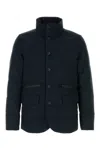 Woolrich Dark Blue Polyester Down Jacket