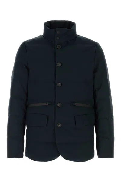 Woolrich Dark Blue Polyester Down Jacket