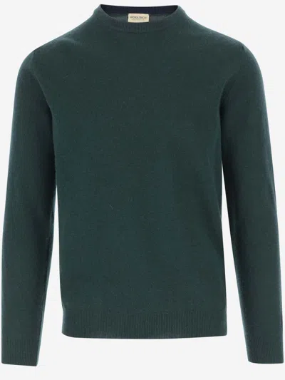 WOOLRICH MEN FOREST GREEN WOOL SWEATER, XXL LUXURY SWEATERS & KNITWEAR FOR MEN DARVEYS