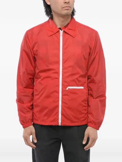 Woolrich Deepsix Coach Jacket In Red