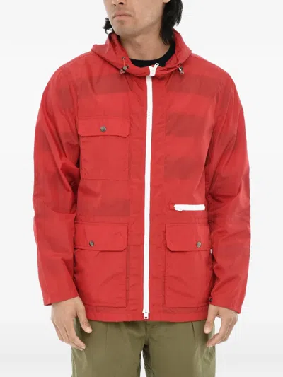 Woolrich Deepsix Mountain Hooded Jacket In Red