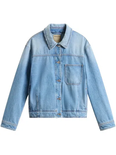 Woolrich Denim Jacket In Blue