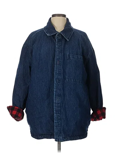 Pre-owned Woolrich Denim Jacket In Blue