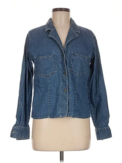 Pre-owned Woolrich Denim Jacket In Blue