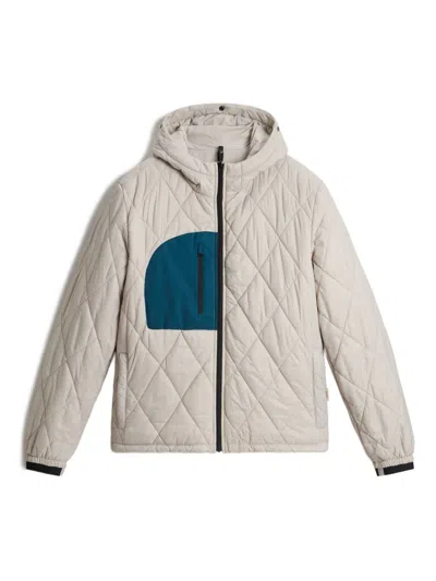 Woolrich Diamond-quilting Jacket In Gold