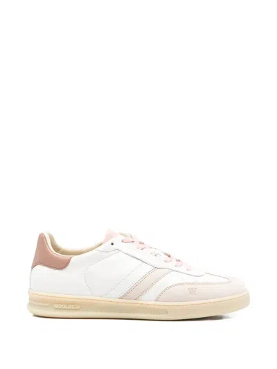 Woolrich Double U.t Cracked Calf Nappa In White