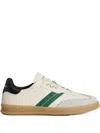 Woolrich Doulbleu Leather Stripe Sneakers In Neutral