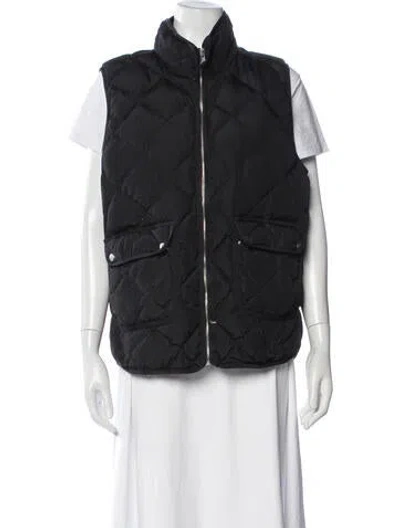 Pre-owned Woolrich Down Coat In Black