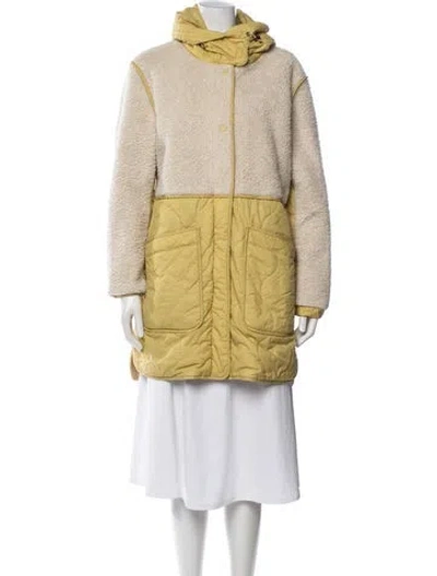 Pre-owned Woolrich Down Coat In Neutrals