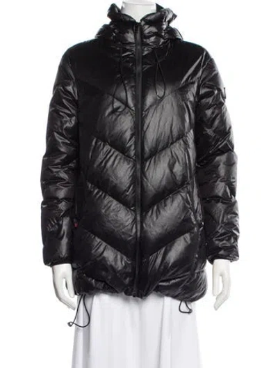 Pre-owned Woolrich Down Jacket In Black
