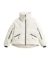 Woolrich Down Jacket In Windstopper Gore-tex In White