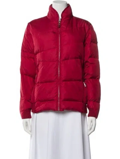 Pre-owned Woolrich Down Jacket In Red