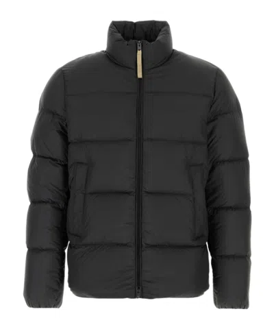 WOOLRICH WOOLRICH DOWN JACKET WITH LOGO PRINT  759