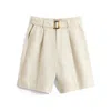Woolrich Drapey Bermuda Short In Light Oak