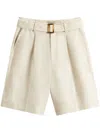 Woolrich Drapey Bermuda Short In Neutrals
