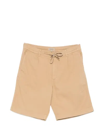 Woolrich Drawstring Bermuda Shorts In Neutral