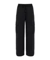 Woolrich Drawstring Cargo Pants In Black