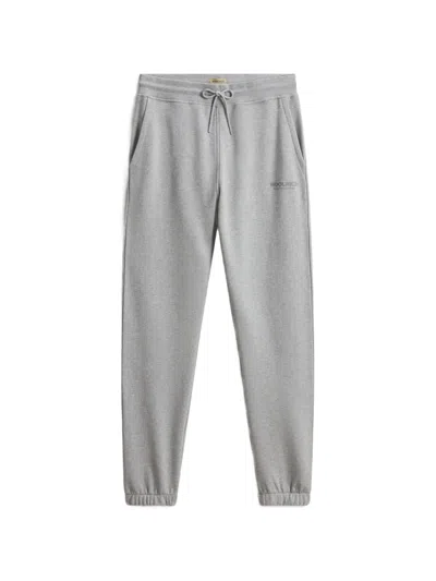 Woolrich Drawstring Elasticated Track Pants In Gray