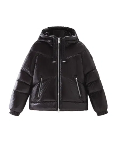 WOOLRICH WOOLRICH DRAWSTRING HOODED PUFFER JACKET
