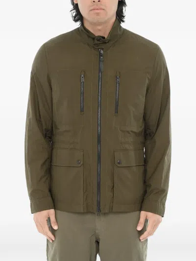 Woolrich Drawstring Utility Jacket In Green