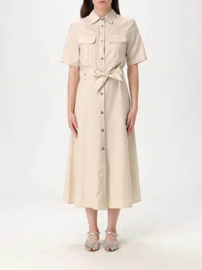 WOOLRICH DRESS WOOLRICH WOMAN COLOR BEIGE,423088022