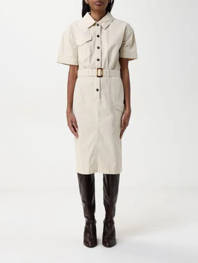 WOOLRICH DRESS WOOLRICH WOMAN COLOR BEIGE,G63556022