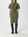 Woolrich Women's Cotton Shirt Dress In Green