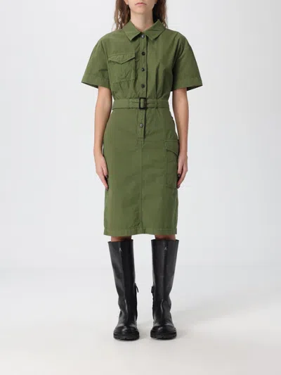 WOOLRICH DRESS WOOLRICH WOMAN COLOR GREEN,G63556012