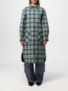 Woolrich Long Coat In Kaki