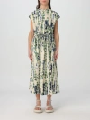 Woolrich Printed Poplin In Sage