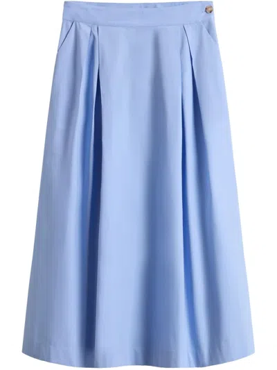 Woolrich Easy Full Skirt In Blue
