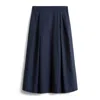 Woolrich Easy Full Skirt In Melton Blue