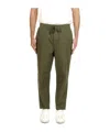 Woolrich Elastic Waist Casual Pants In Green