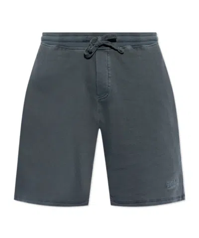 Woolrich Elastic Waist Shorts In Black