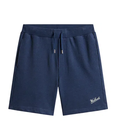 Woolrich Elastic Waist Shorts In Blue