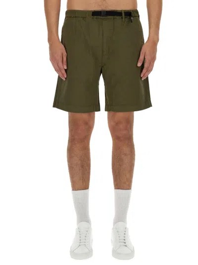 Woolrich Elasticated-waistband Shorts In Green