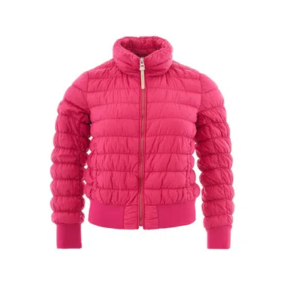 Woolrich Elegant Polyamide Jacket For Women's Women In Pink