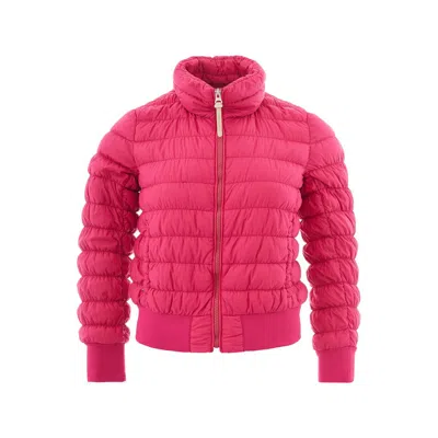 Woolrich Elegant Polyamide Jacket For Women's Women In Fuscia