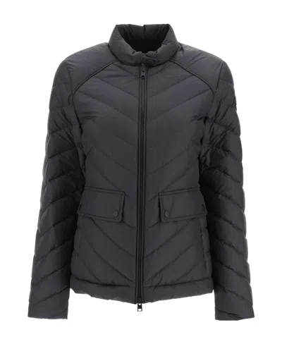 Woolrich Emblem Cotton Suit In Black