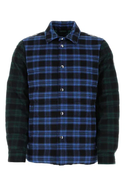 WOOLRICH EMBROIDERED COTTON PADDED SHIRT
