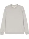Woolrich Embroidered-logo Sweatshirt In Grey