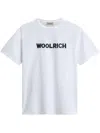 Woolrich Open-necked Black Shirt In 白色