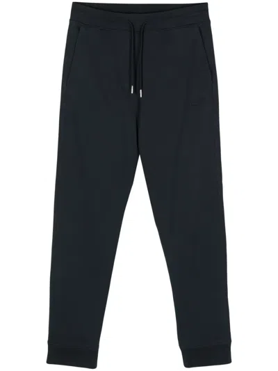 Woolrich Embroidered-logo Track Pants In Blue