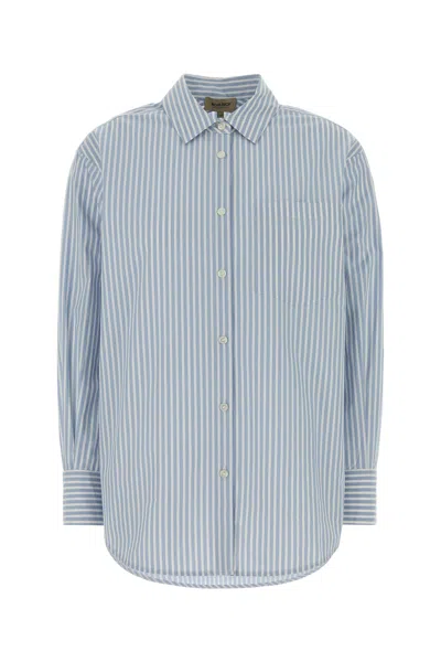 Woolrich Embroidered Poplin Shirt In Multi