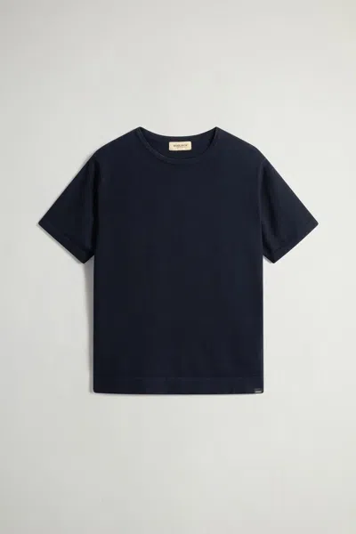 Woolrich Faded Smokey Olive Knit T-shirt