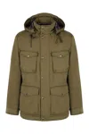 Woolrich Men's Field Hooded Parka In Green