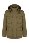 Woolrich Men's Field Hooded Parka In Green