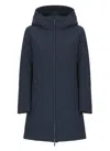 Woolrich Firth Hooded Cotton Suit In Blue